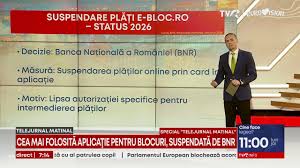 BNR a blocat plățile prin E-bloc.ro. Firma trebuie să obțină licență sau să colaboreze cu o bancă. Ce se întâmplă cu banii deja plătiți