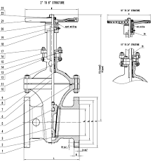ANSI 300 Flanged Cast Steel Gate Valve