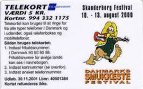 Telefonkarte: Skanderborg Festival Peter Ib Hansen (Tele Danmark ... - Skanderborg-Festival-Peter-Ib-Hansen-back