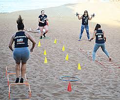 Resultado de imagem para fotos de treinamento funcional na praia