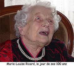 Nous avons appris avec tristesse le décès de Marie-Louise Ricard qui s&#39;est éteinte paisiblement à l&#39;âge de 102 ans. Elle était la mère de notre ami Claude ... - marielouise-ricard01-e335c