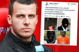 Newcastle veteran Steven Taylor has apologised after posting a picture of four black men to his Twitter page and tagging four of his team-mates, ... - Steven-Taylor-tweet-2794983