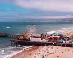 Image of Santa Monica Beach California