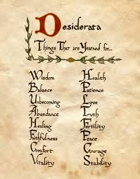 Image result for desiderata