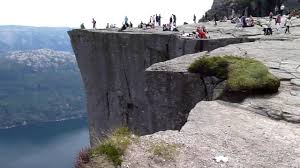 Image result for preikestolen cliff in norway