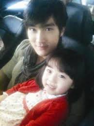 100418 Siwon with Ye Eun (Oh! My Lady) - 100418_twitter