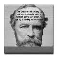 Positive Thinking William James Tile Coaster - positive_thinking_william_james_tile_coaster