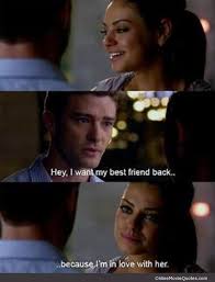 In Love With Her - Friends with Benefits #movie #Quote Justin ... via Relatably.com