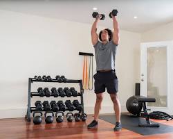 intermediate gym weightlifting exercises barbell dumbbell, AI generated