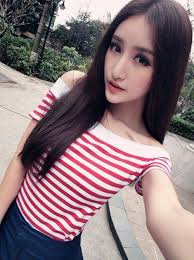 Hot Girls Slash Neck Short Sleeve Tees Sexy Fashion Off Shoulder Striped Color Block Wholesale Top-Rated T-Shirts. 4.61US$ - 133310_thumb_G_1396863414741