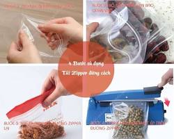 Hình ảnh về Cách sử dụng túi zip