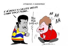 Resultado de imagem para dilma e maduro charge