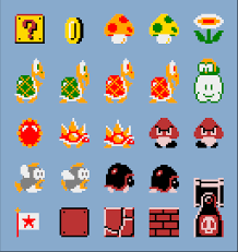 Image result for mario bros pixel