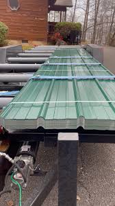 A Forest Green Tuff-Rib metal roof with @swcoilcoatings ...