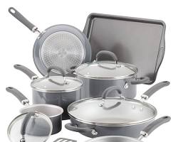 Image of Rachael Ray Create Delicious Aluminum Nonstick Saucepans