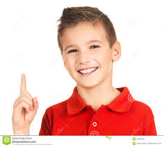 Portrait of cheerful boy with good idea - portrait-cheerful-boy-good-idea-27903655