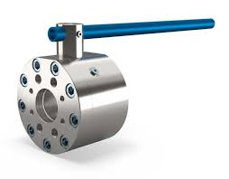 2-way flange ball valve with SAE connection metric / UNC ...