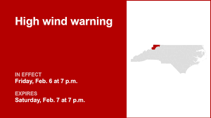 Wind Advisories Issued for Carolinas and Pennsylvania