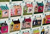 Résultat de recherche d'images pour "wonky town quilt"