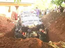 Image result for More pictures of Man Who Buried His Mother Inside A Hummer Jeep In Enugu State Nigeria