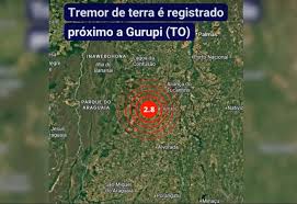 Tremor de terra perto de Gurupi acende alerta no sul do Tocantins; especialistas explicam o fenômeno