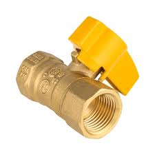 Amazon.com: 1Pcs EFIELD 3/8" FIP Straight Gas Brass Ball ...