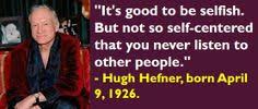 Hugh Hefner : It&#39;s the music of my youth. It&#39;s the music I grew up ... via Relatably.com