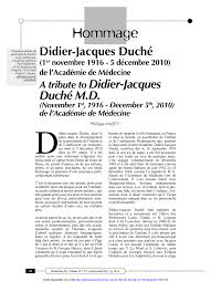 Didier-Jacques Duché (1er novembre 1916 - 5 décembre 2010) - De l ... - ppsy2011501p10