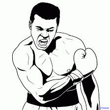 Image result for muhammad ali cartoon