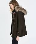 ASOS ASOS Faux Fur Hooded Duffle Coat at ASOS