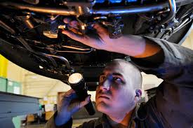 Airman 1st Class Jonathan Bettenhausen inspects a B-1B Lancer engine for possible broken safety wires and missing parts March 25, 2010, at Ellsworth Air ... - 100325-F-5858L-990