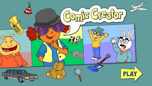 http://pbskids.org/arthur/games/comiccreator/comiccreator.php