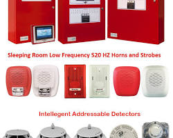 Image of Hotel fire alarm system