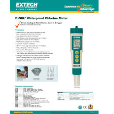 Chlorine Tester Extech CL200 Waterproof Pocket Chlorine Meter