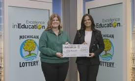 Macomb County Educator Wins Excellence in Education Award from the Michigan Lottery