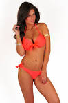 Maillot de bain push up fluo