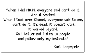 Karl Lagerfeld - Quotes | via Tumblr | We Heart It | life, karl ... via Relatably.com