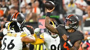 Watson leads third straight winning drive, puts Browns atop North