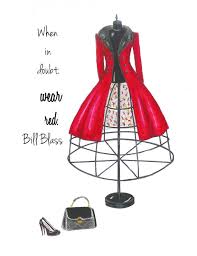 Louboutin and Red Coat Chanel Fashion Illustration Fashion by Zoia via Relatably.com