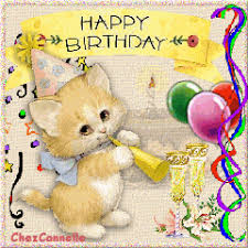 R�sultat de recherche d'images pour "chat d' anniversaire"