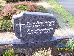 Grab von Jakob Jungenkrüger (28.08.1920-26.03.2004), Friedhof ...