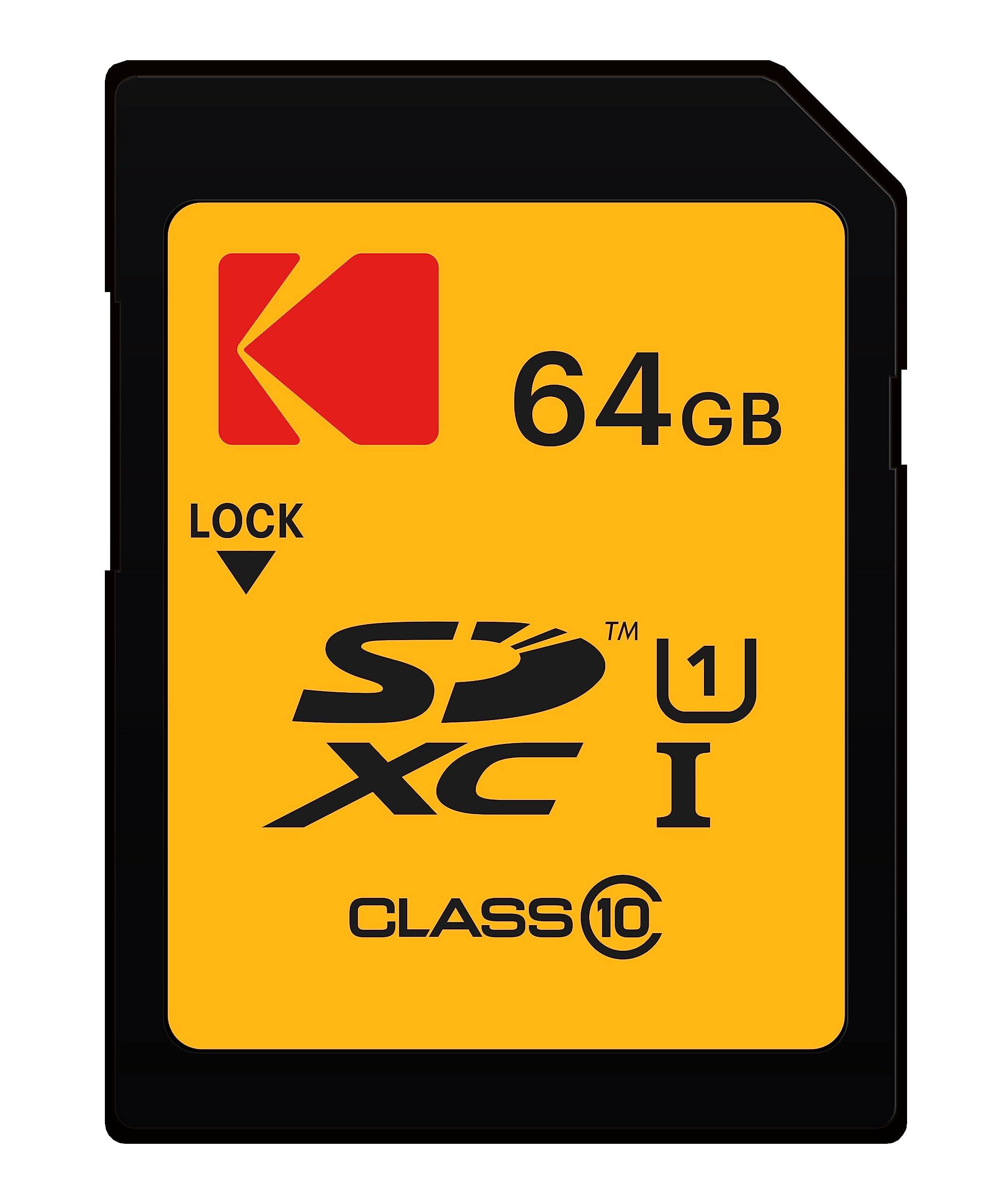 Kodak Class 10 UHS-I U1 Memory Card