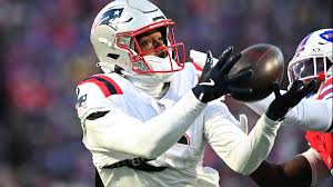Kayshon Boutte during a New England Patriots game