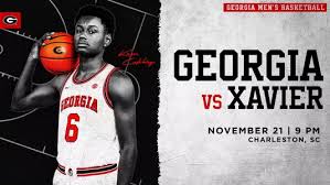 Georgia Bulldogs Face Xavier Musketeers in Charleston Classic