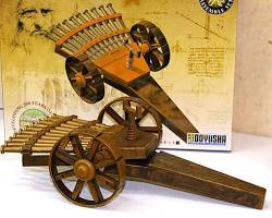 Image of Leonardo da Vinci's Multibarreled Cannons