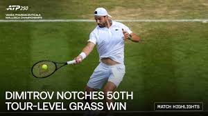 Dimitrov claims 50th grass win, Buse upsets Tsitsipas in Mallorca