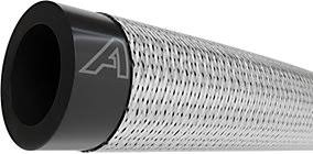 10mm (3/8") 1 Metre Rubber Stainless Steel Braided Fuel ...