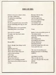 Poem - Dream BIG | Words to live by | Pinterest | Dream Big, Make ... via Relatably.com