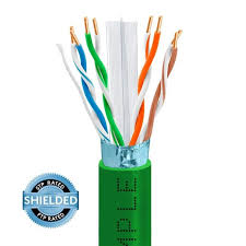 Cat 6 Riser Ethernet Cable Blue | Shielded | CMR, FTP, 23AWG