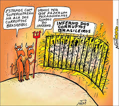 Resultado de imagem para Ilustração:  Corrupção na política do BRASIL